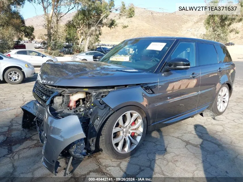 2014 Land Rover Range Rover Sport 5.0L V8 Supercharged Autobiography VIN: SALWV2TF1EA371637 Lot: 40442741