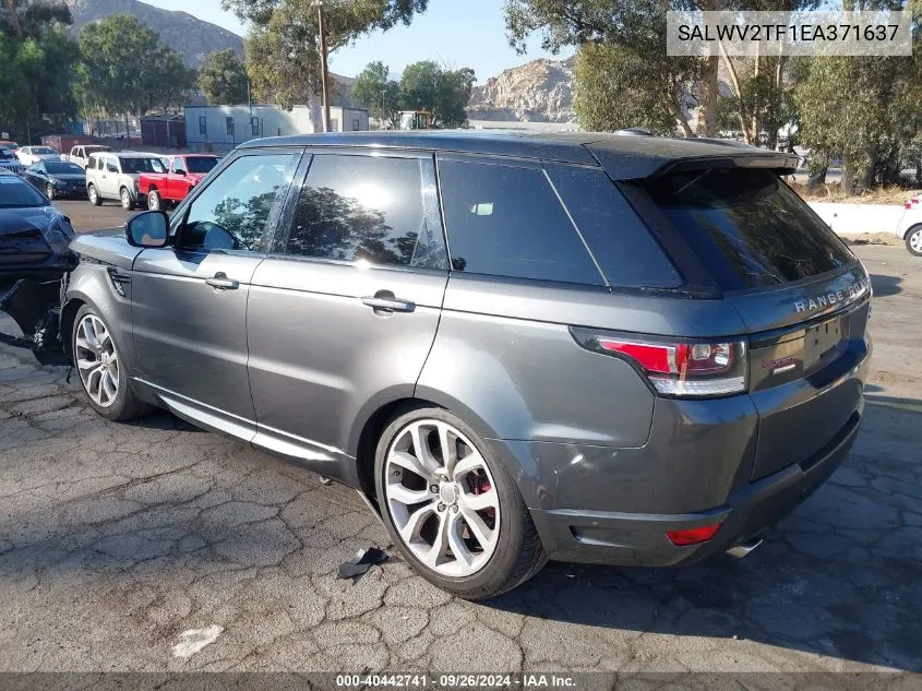 2014 Land Rover Range Rover Sport 5.0L V8 Supercharged Autobiography VIN: SALWV2TF1EA371637 Lot: 40442741