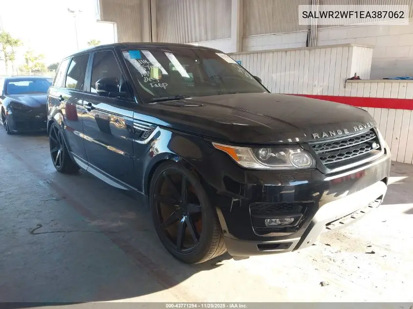 SALWR2WF1EA387062 2014 Land Rover Range Rover Sport 3.0L V6 Supercharged Hse
