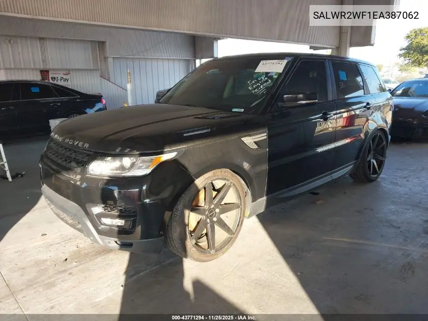 SALWR2WF1EA387062 2014 Land Rover Range Rover Sport 3.0L V6 Supercharged Hse