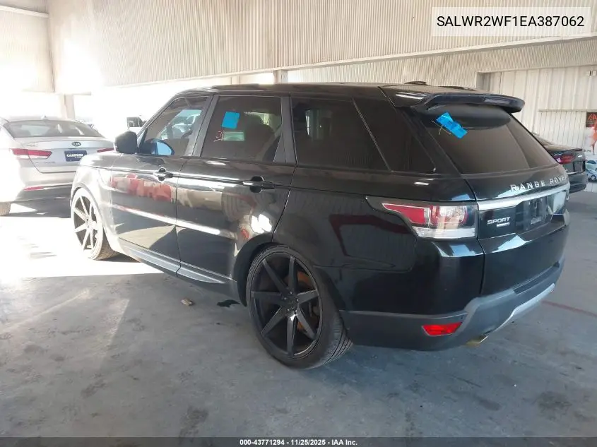 SALWR2WF1EA387062 2014 Land Rover Range Rover Sport 3.0L V6 Supercharged Hse