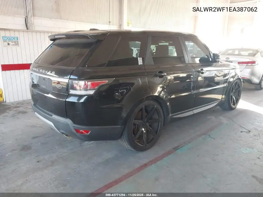 SALWR2WF1EA387062 2014 Land Rover Range Rover Sport 3.0L V6 Supercharged Hse