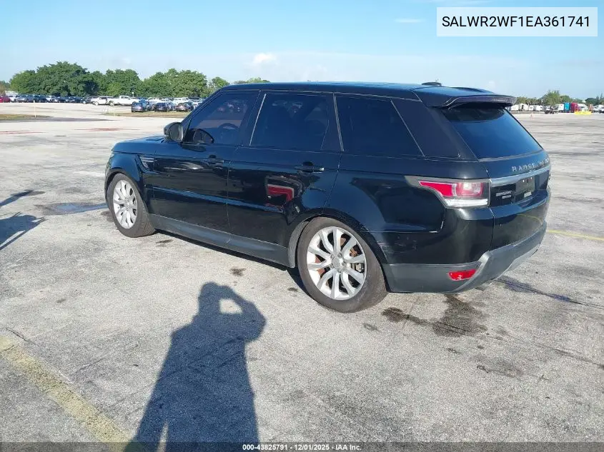 SALWR2WF1EA361741 2014 Land Rover Range Rover Sport 3.0L V6 Supercharged Hse