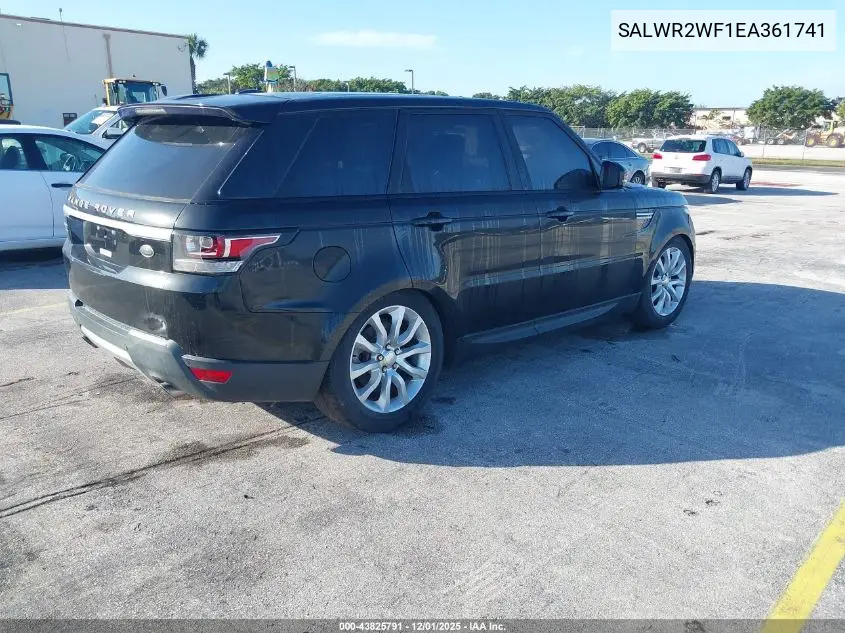 SALWR2WF1EA361741 2014 Land Rover Range Rover Sport 3.0L V6 Supercharged Hse