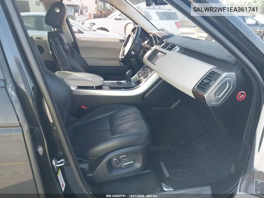 SALWR2WF1EA361741 2014 Land Rover Range Rover Sport 3.0L V6 Supercharged Hse