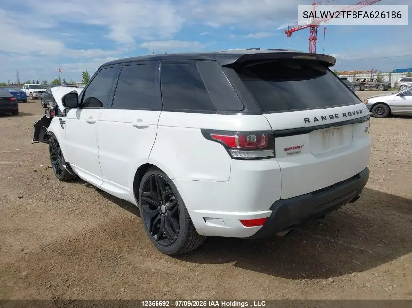 SALWV2TF8FA626186 2015 Land Rover Range Rover Sport Autobiography