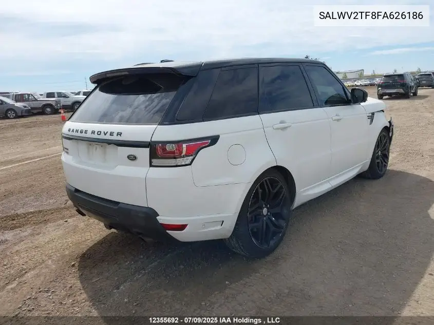 SALWV2TF8FA626186 2015 Land Rover Range Rover Sport Autobiography