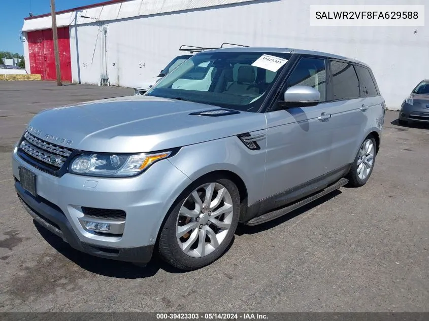 SALWR2VF8FA629588 2015 Land Rover Range Rover Sport 3.0L V6 Supercharged Hse