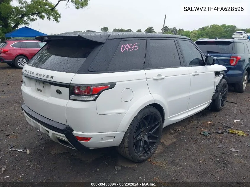 2015 Land Rover Range Rover Sport 5.0L V8 Supercharged Autobiography VIN: SALWV2TF4FA628596 Lot: 39453094