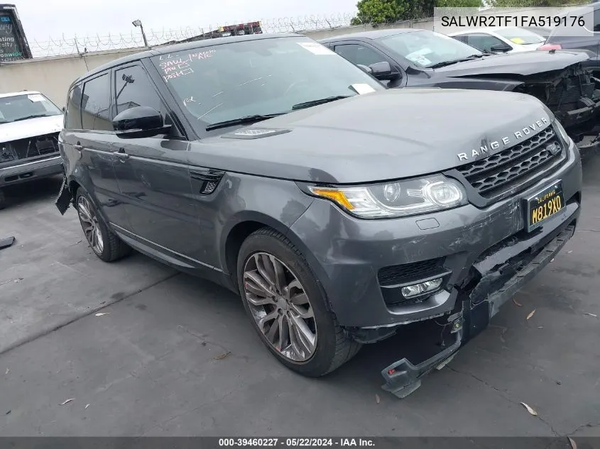 2015 Land Rover Range Rover Sport 5.0L V8 Supercharged VIN: SALWR2TF1FA519176 Lot: 39460227