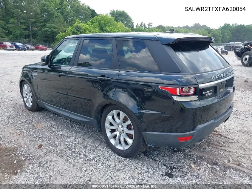 2015 Land Rover Range Rover Sport 5.0L V8 Supercharged VIN: SALWR2TFXFA620054 Lot: 39517574