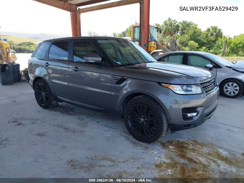 SALWR2VF3FA529429 2015 Land Rover Range Rover Sport 3.0L V6 Supercharged Hse