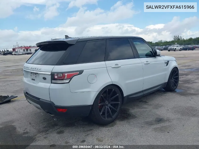 SALWR2VFXFA615966 2015 Land Rover Range Rover Sport Sc