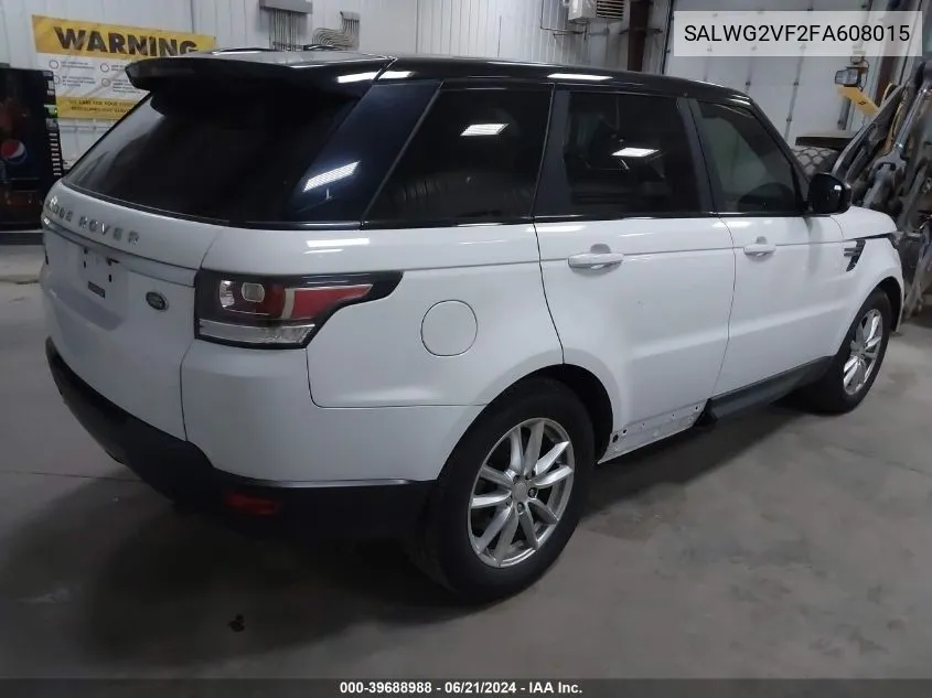 SALWG2VF2FA608015 2015 Land Rover Range Rover Sport Se