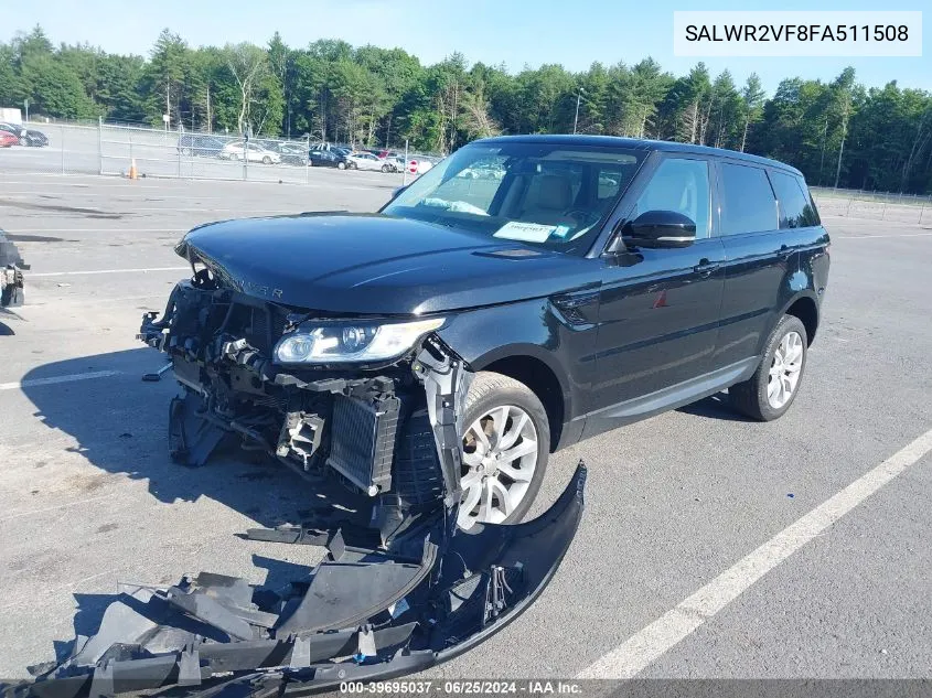 SALWR2VF8FA511508 2015 Land Rover Range Rover Sport 3.0L V6 Supercharged Hse