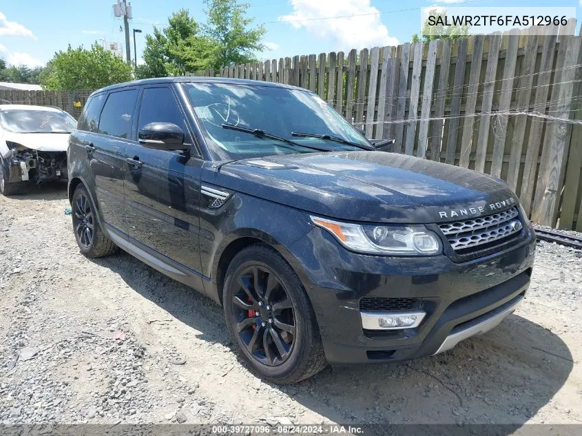 SALWR2TF6FA512966 2015 Land Rover Range Rover Sport 5.0L V8 Supercharged