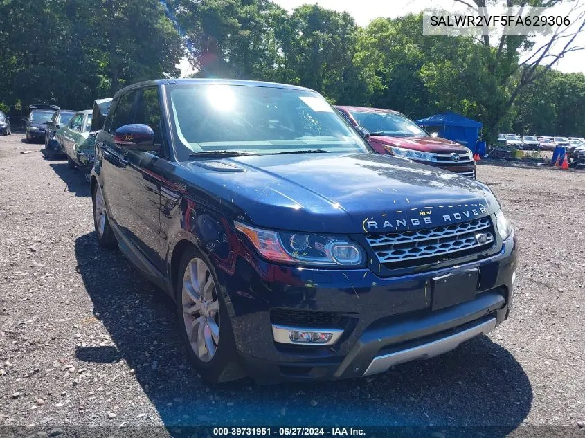 2015 Land Rover Range Rover Sport 3.0L V6 Supercharged Hse VIN: SALWR2VF5FA629306 Lot: 39731951