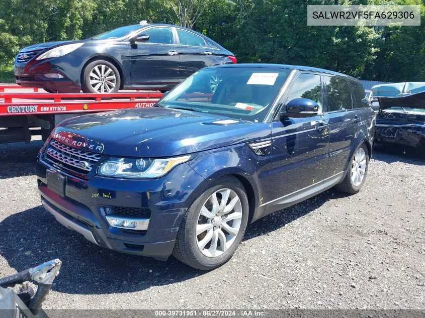 2015 Land Rover Range Rover Sport 3.0L V6 Supercharged Hse VIN: SALWR2VF5FA629306 Lot: 39731951