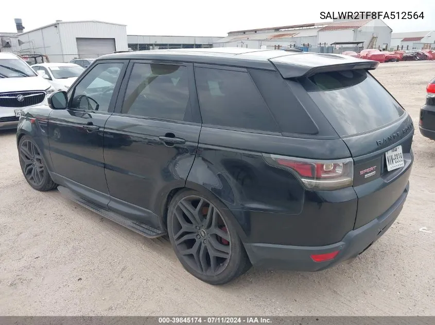 SALWR2TF8FA512564 2015 Land Rover Range Rover Sport 5.0L V8 Supercharged