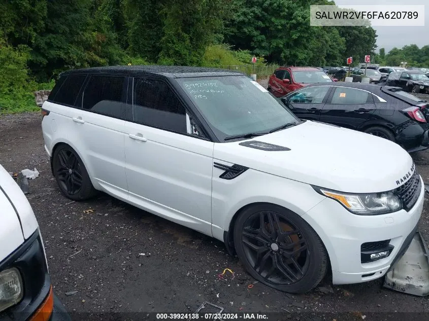 2015 Land Rover Range Rover Sport 3.0L V6 Supercharged Hse VIN: SALWR2VF6FA620789 Lot: 39924138