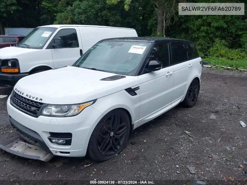 2015 Land Rover Range Rover Sport 3.0L V6 Supercharged Hse VIN: SALWR2VF6FA620789 Lot: 39924138