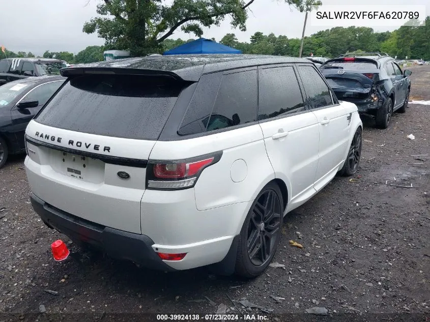 2015 Land Rover Range Rover Sport Sc VIN: SALWR2VF6FA620789 Lot: 39924138