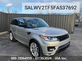 2015 Land Rover Range Rover Sport Autobiography VIN: SALWV2TF5FA537692 Lot: 39964959