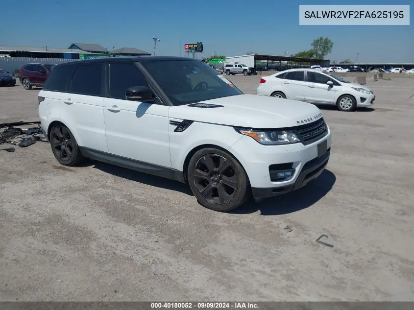 SALWR2VF2FA625195 2015 Land Rover Range Rover Sport Sc