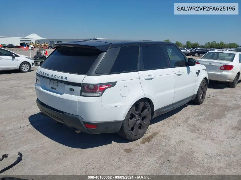 SALWR2VF2FA625195 2015 Land Rover Range Rover Sport Sc