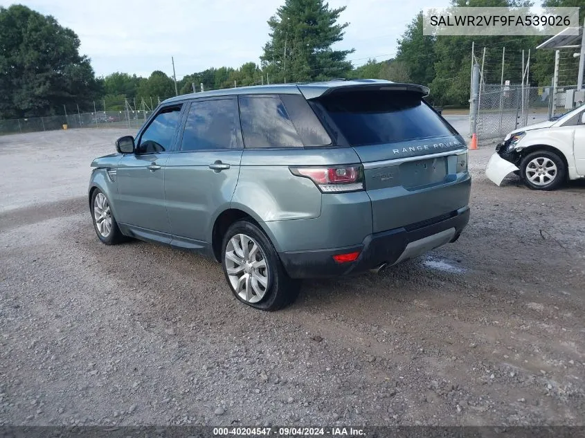 SALWR2VF9FA539026 2015 Land Rover Range Rover Sport Sc