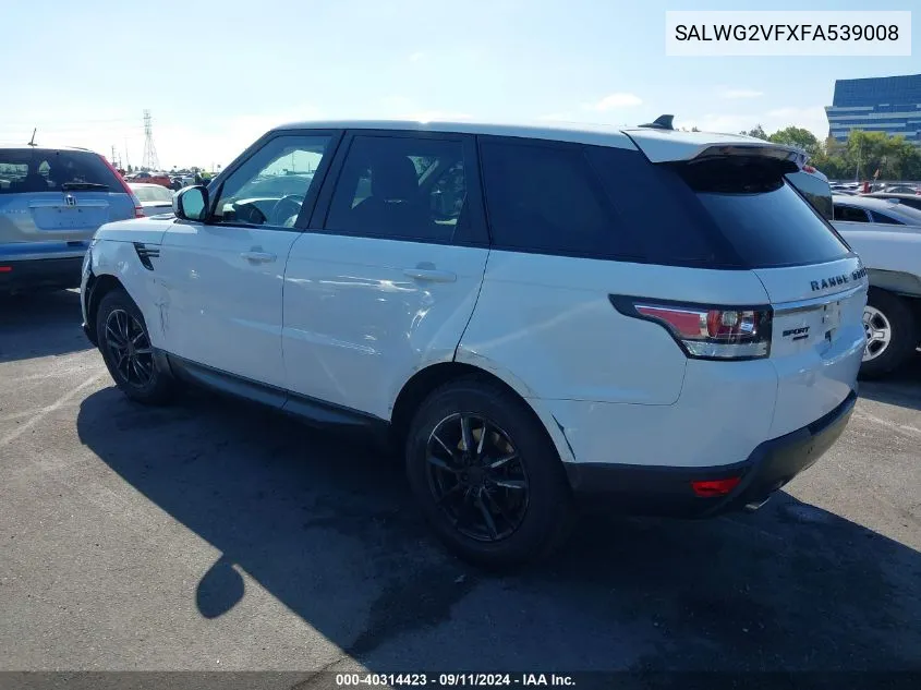 SALWG2VFXFA539008 2015 Land Rover Range Rover Sport Se