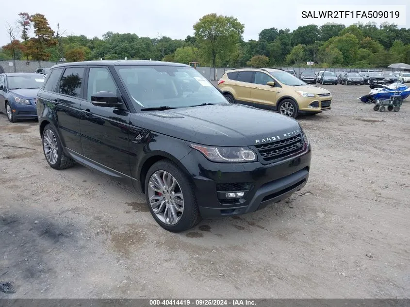 2015 Land Rover Range Rover Sport 5.0L V8 Supercharged VIN: SALWR2TF1FA509019 Lot: 40414419