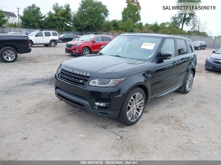 2015 Land Rover Range Rover Sport 5.0L V8 Supercharged VIN: SALWR2TF1FA509019 Lot: 40414419