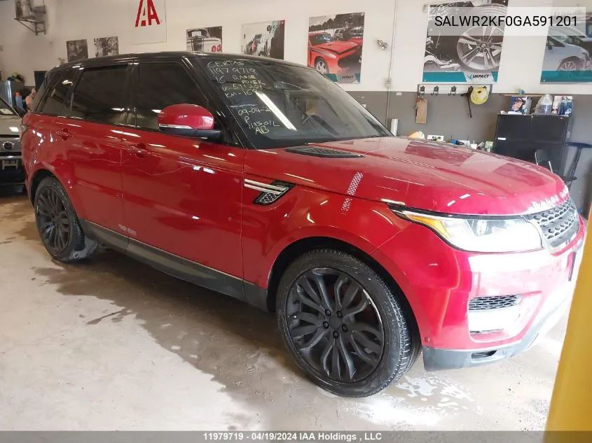 SALWR2KF0GA591201 2016 Land Rover Range Rover Sport