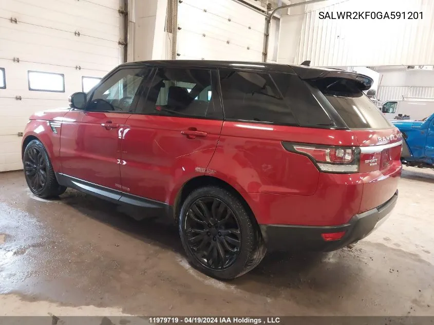 SALWR2KF0GA591201 2016 Land Rover Range Rover Sport