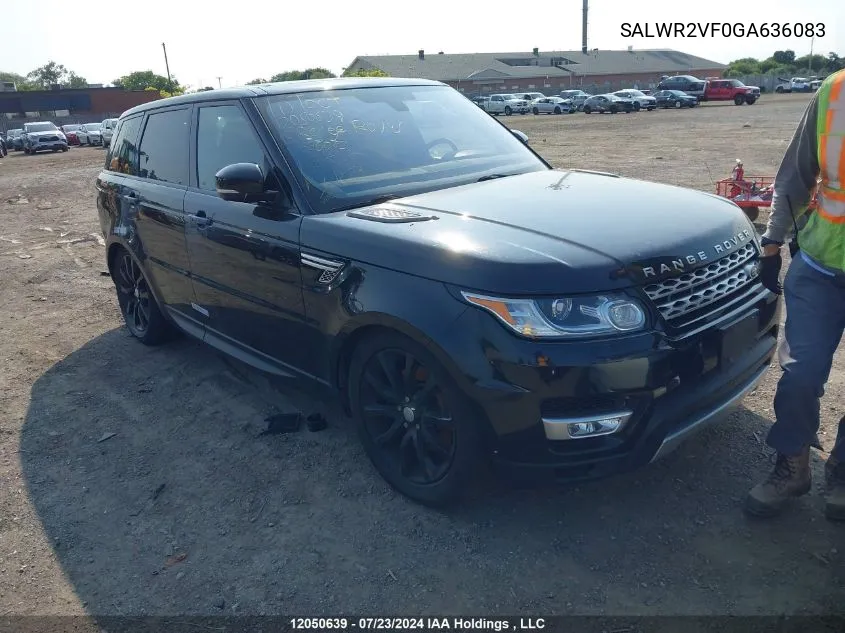 SALWR2VF0GA636083 2016 Land Rover Range Rover Sport