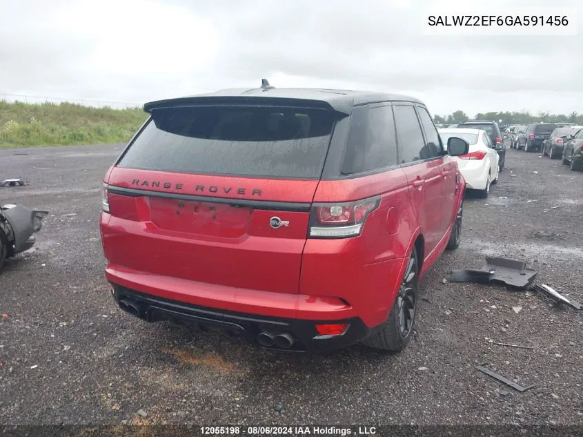 SALWZ2EF6GA591456 2016 Land Rover Range Rover Sport Svr