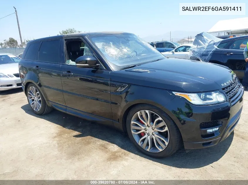 SALWR2EF6GA591411 2016 Land Rover Range Rover Sport 5.0L V8 Supercharged/5.0L V8 Supercharged Dynamic