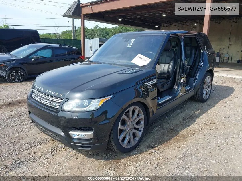 2016 Land Rover Range Rover Sport 3.0L V6 Supercharged Hse VIN: SALWR2VF1GA556677 Lot: 39955861