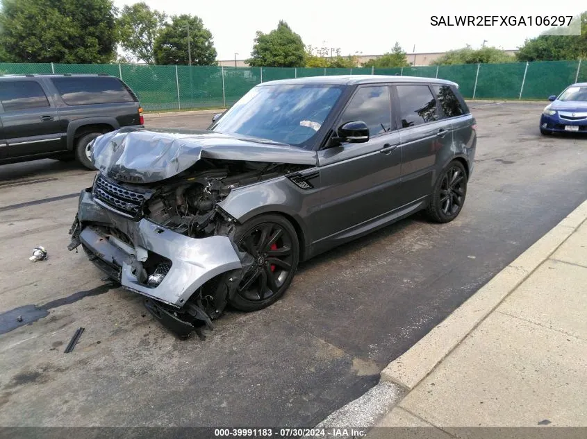 SALWR2EFXGA106297 2016 Land Rover Range Rover Sport 5.0L V8 Supercharged/5.0L V8 Supercharged Dynamic