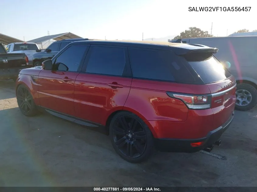 SALWG2VF1GA556457 2016 Land Rover Range Rover Sport 3.0L V6 Supercharged Se