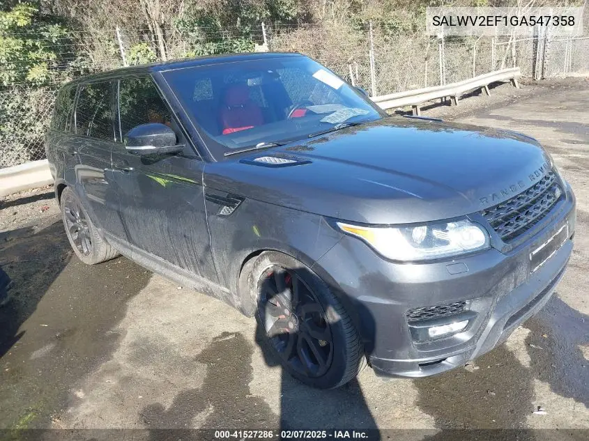 2016 Land Rover Range Rover Sport