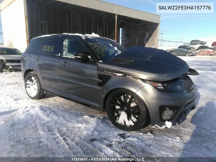 SALWZ2FE3HA157776 2017 Land Rover Range Rover Sport Svr