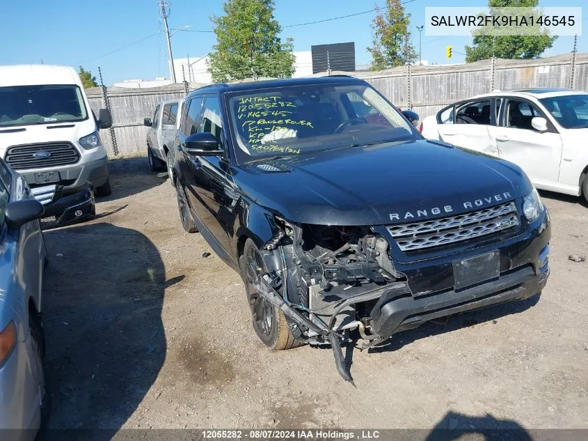 2017 Land Rover Range Rover Sport VIN: SALWR2FK9HA146545 Lot: 12055282