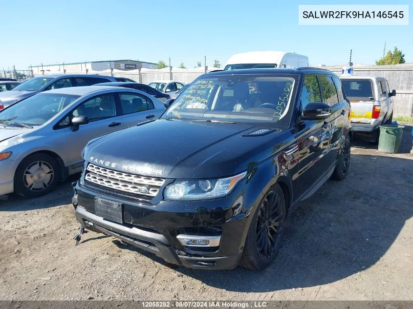 2017 Land Rover Range Rover Sport VIN: SALWR2FK9HA146545 Lot: 12055282