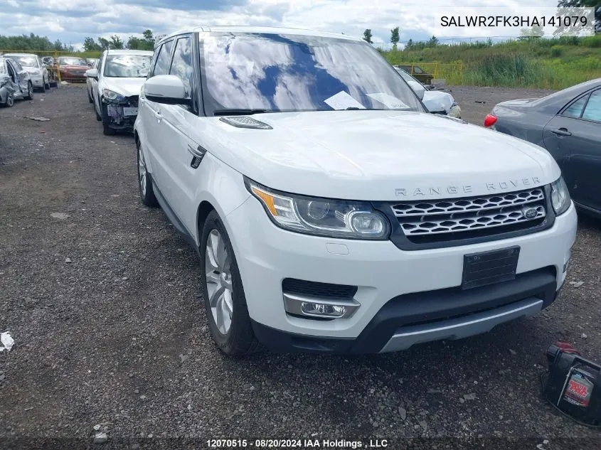 SALWR2FK3HA141079 2017 Land Rover Range Rover Sport