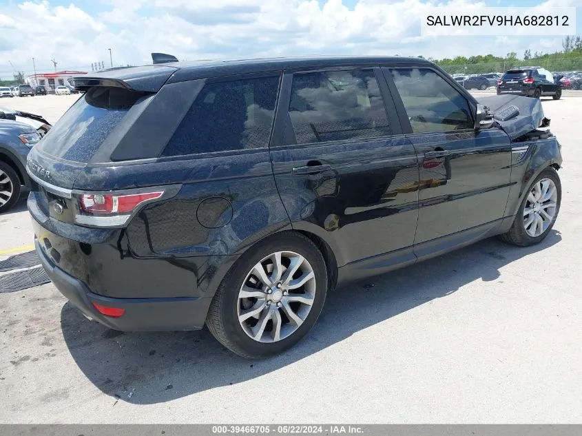 2017 Land Rover Range Rover Sport 3.0L V6 Supercharged Hse VIN: SALWR2FV9HA682812 Lot: 39466705