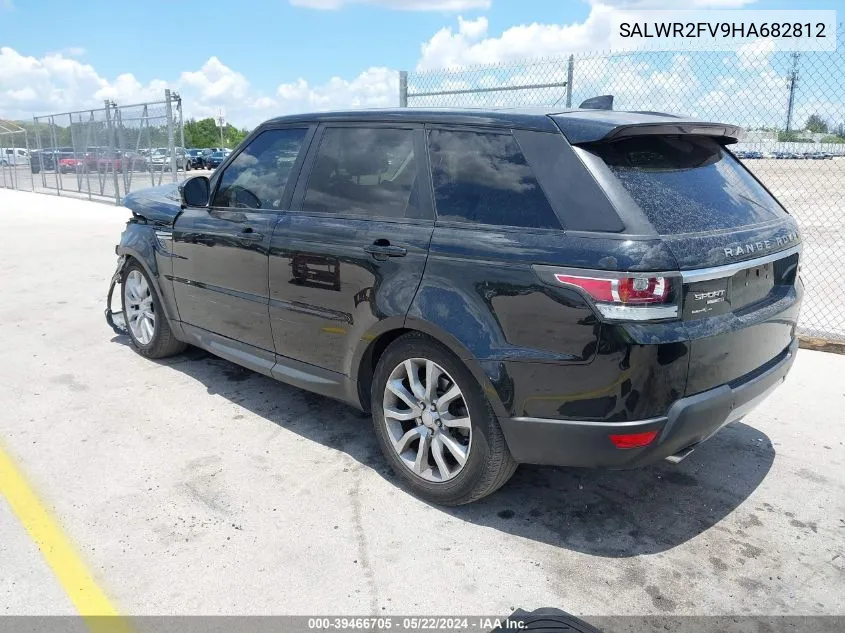 SALWR2FV9HA682812 2017 Land Rover Range Rover Sport 3.0L V6 Supercharged Hse