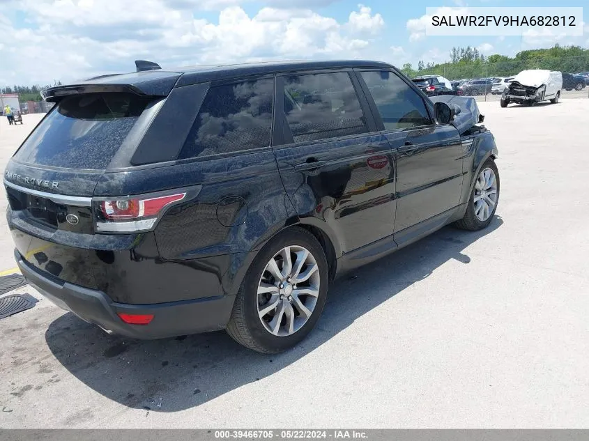 2017 Land Rover Range Rover Sport 3.0L V6 Supercharged Hse VIN: SALWR2FV9HA682812 Lot: 39466705