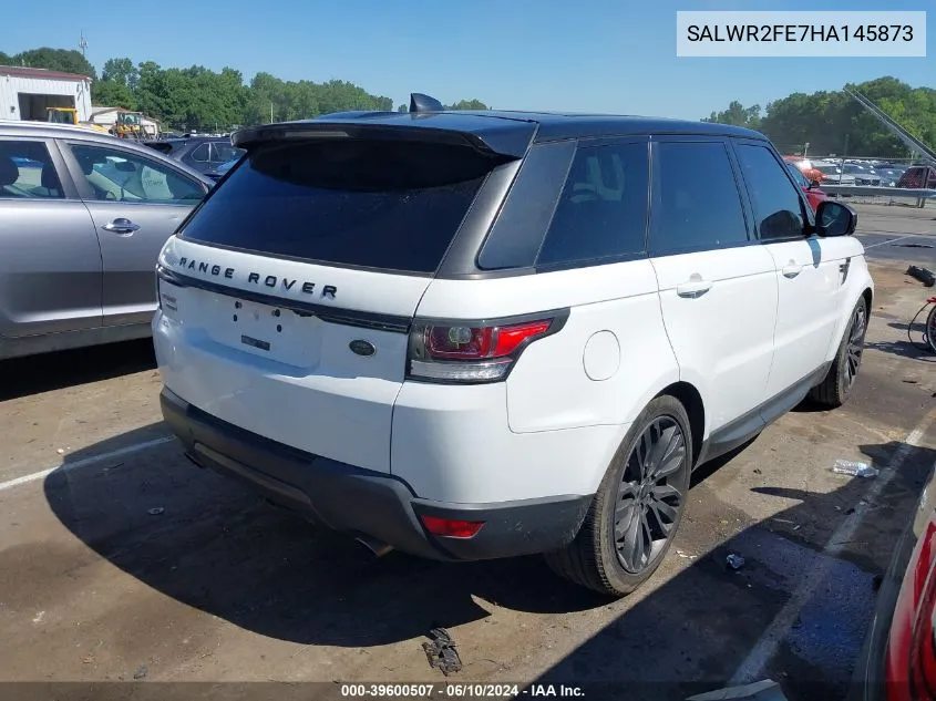 2017 Land Rover Range Rover Sport 5.0L V8 Supercharged/5.0L V8 Supercharged Dynamic VIN: SALWR2FE7HA145873 Lot: 39600507